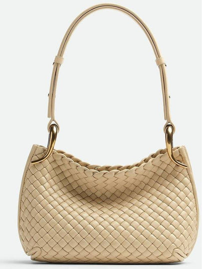 Small Clicker Shoulder Bag Beige - BOTTEGA VENETA - BALAAN 2