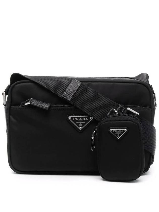 Re-Nylon Rectangle Shoulder Bag Black - PRADA - BALAAN 2