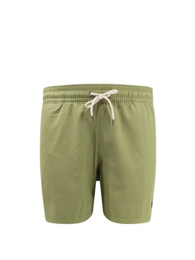 Embroidery Pony Logo Swim Shorts Green - POLO RALPH LAUREN - BALAAN 1