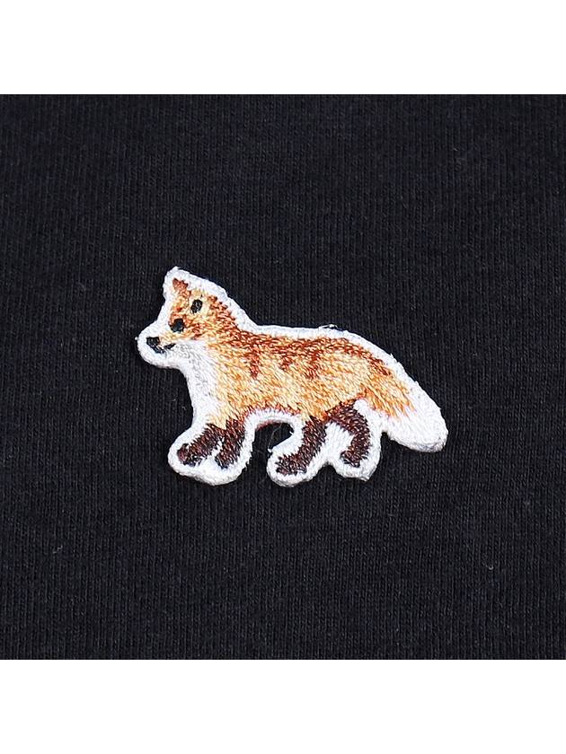 Baby Fox Patch Regular Short Sleeve T-Shirt Black - MAISON KITSUNE - BALAAN 6