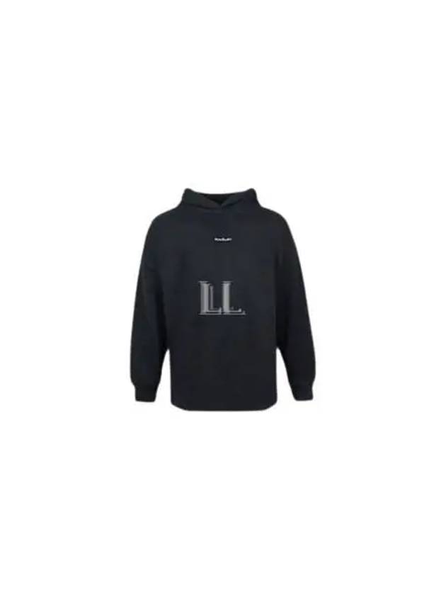 Logo Print Hooded Top Black - ACNE STUDIOS - BALAAN 2