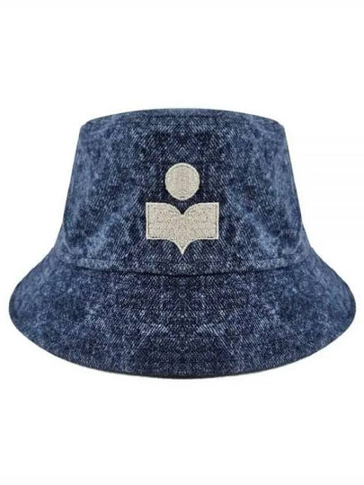 Haleyh Logo Bucket Hat Blue - ISABEL MARANT - BALAAN 2