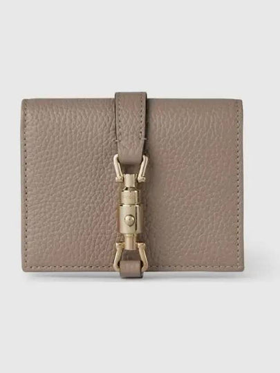 Jackie 1961 Leather Card Wallet Taupe - GUCCI - BALAAN 2