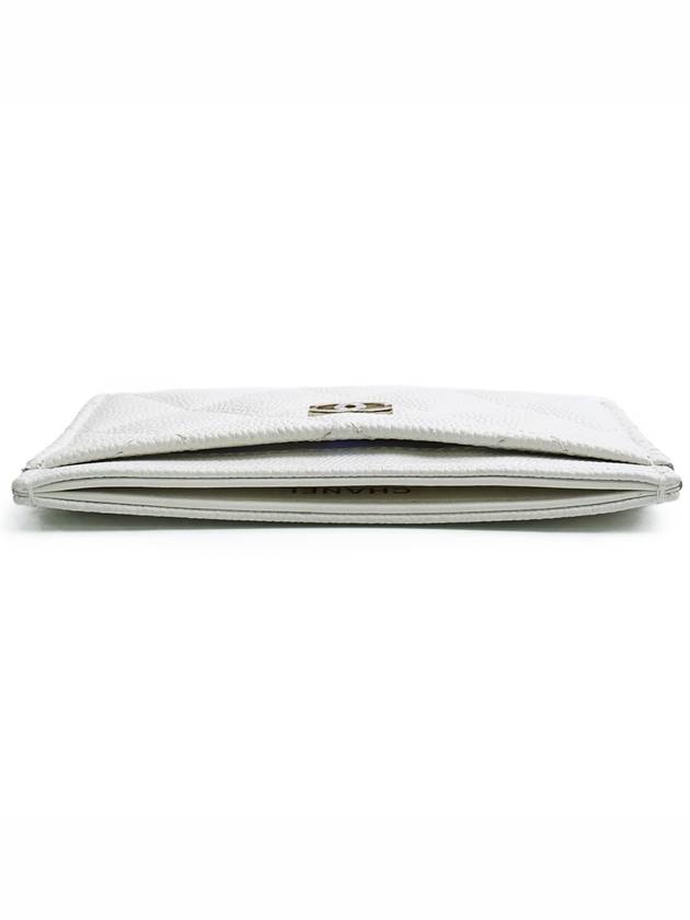 Classic card wallet slot white gold plated full set - CHANEL - BALAAN 5