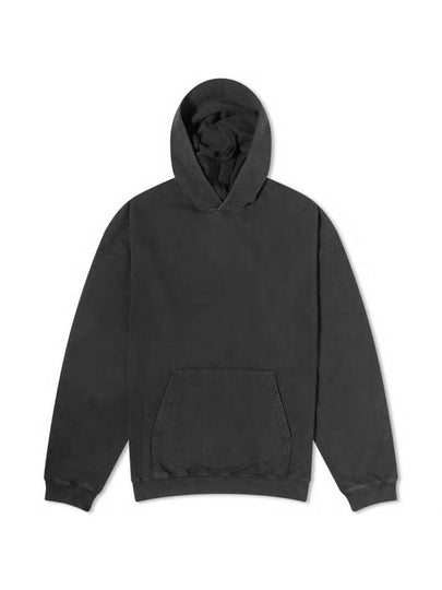 Back Logo Hooded Top Black - BALENCIAGA - BALAAN 2