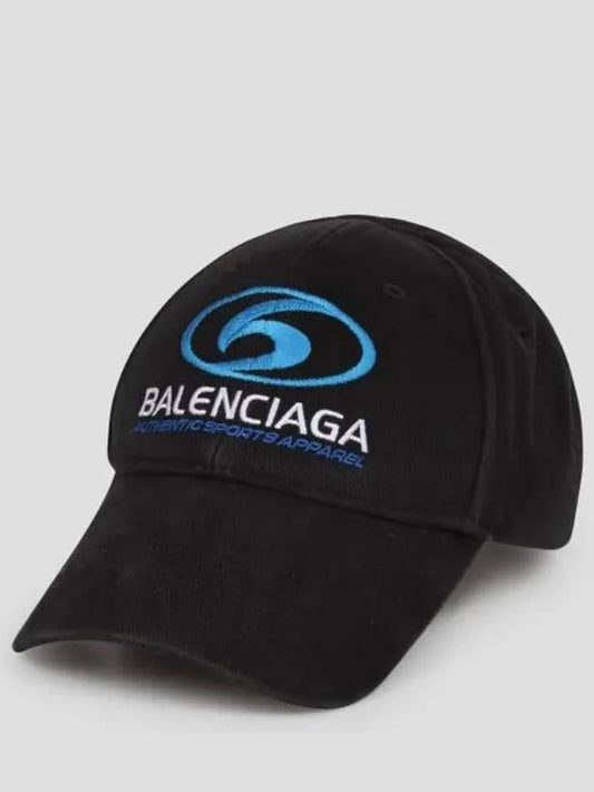 Embroided Logo Ball Cap Black - BALENCIAGA - BALAAN 2