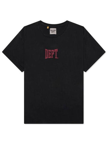 Logo Short Sleeve T-Shirt Vintage Black - GALLERY DEPT. - BALAAN 1