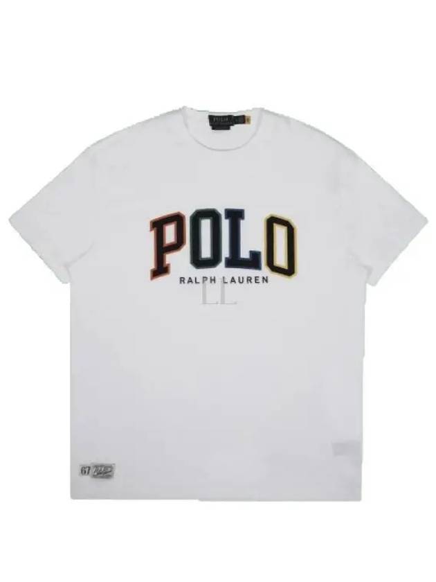 Embroidered Logo Short Sleeve T-Shirt White - POLO RALPH LAUREN - BALAAN 2