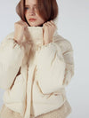 Teddy Layering Short Puffer Cream - REAL ME ANOTHER ME - BALAAN 8