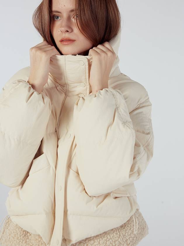 Teddy Layering Short Puffer Cream - REAL ME ANOTHER ME - BALAAN 8