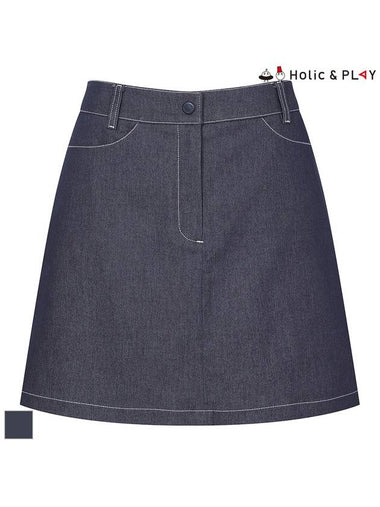 Denim Like Stitch Point CulotteHE2WCU003 - HOLIC&PLAY - BALAAN 1