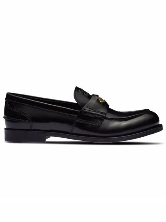 Patent Leather Penny Loafers Black - MIU MIU - BALAAN 1