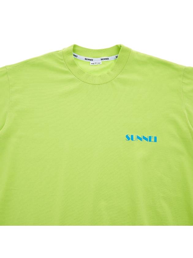 Logo Short Sleeve T-Shirt Light Green - SUNNEI - BALAAN 4