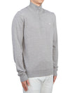 Kian Half Zip-Up Knit Top Melange Grey - J.LINDEBERG - BALAAN 4