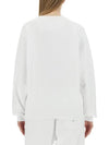 Spray ORB Raglan Sweatshirt White - VIVIENNE WESTWOOD - BALAAN 4