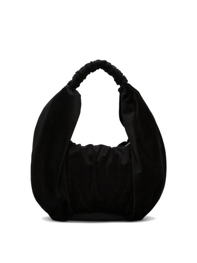 Ruffle Velvet Shoulder Bag Black - JW ANDERSON - BALAAN 2