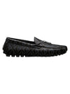 CD Diamond Drawstring Loafers Black - DIOR - BALAAN 1