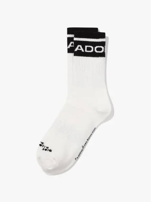 Diadora Logo Non Pile Quarter Socks BLACK - DIADORA - BALAAN 1