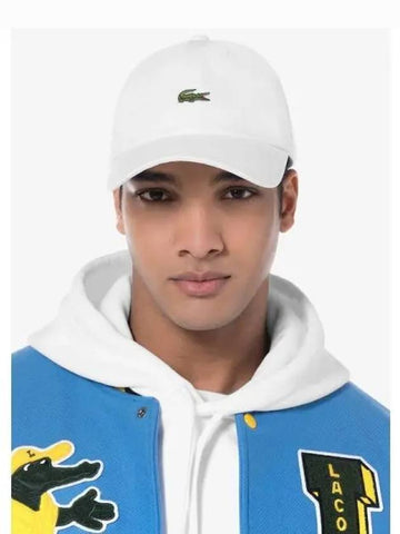 Basic baseball cap made of cotton twill RK209E 54G 001 Domestic product GQ2N24011147053 - LACOSTE - BALAAN 1