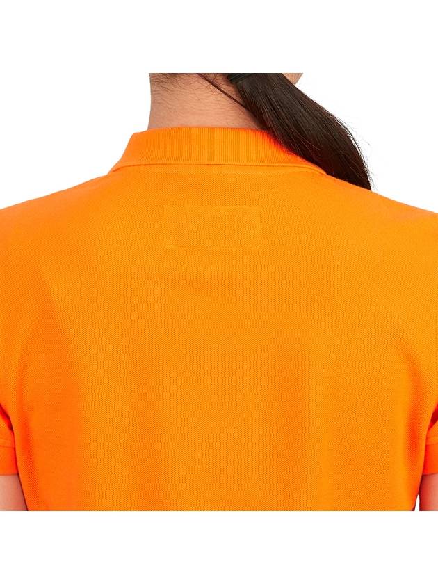 Women’s Icon Short Sleeve PK Shirt Orange - HORN GARMENT - BALAAN 8