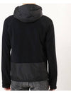 Men's Grenoble Logo Hooded Padded Cardigan Black - MONCLER - BALAAN 4