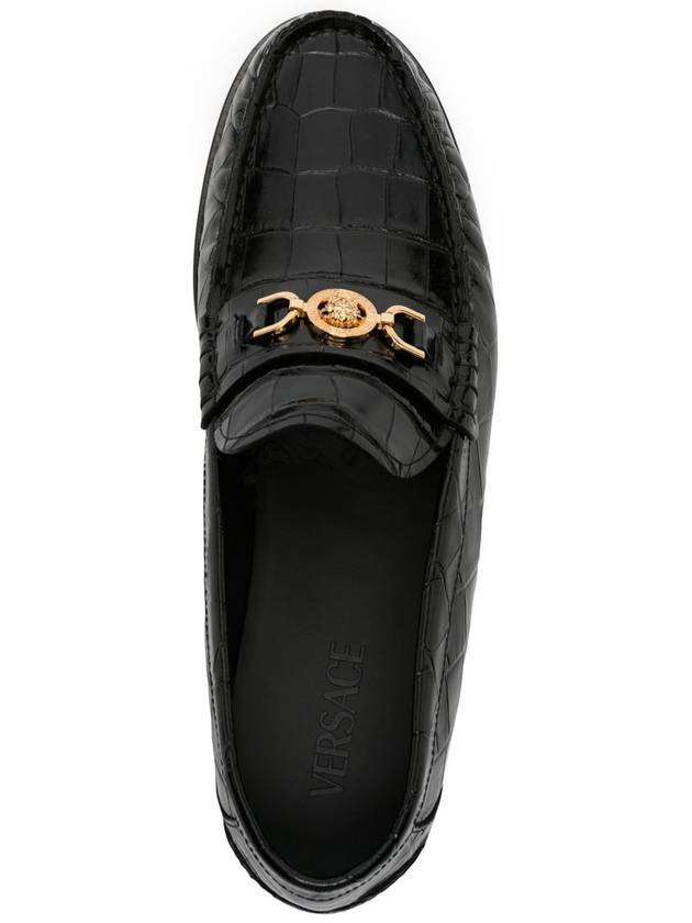 Loafer 10135921A098811B00V Black - VERSACE - BALAAN 4