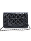 Women s Chanel A33814 Black Patent Classic Silver Chain WOC Cross Bag 20th gt Gangbuk used luxury goods - CHANEL - BALAAN 5