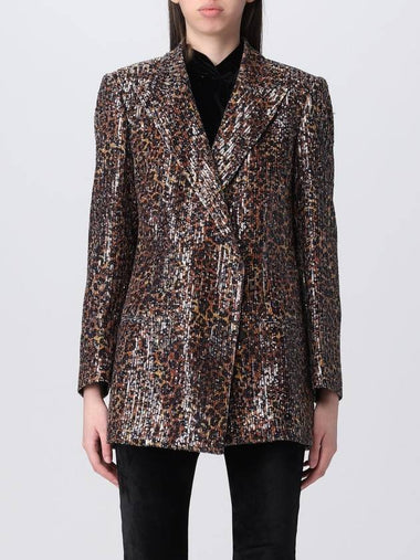 Blazer animalier paillettes - GCDS - BALAAN 1