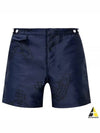 ORB Suiting Classic Boxer Bermuda Shorts Navy - VIVIENNE WESTWOOD - BALAAN 2