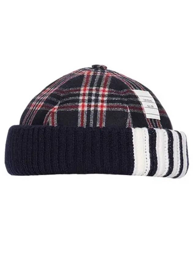 4-Bar Beanie Navy - THOM BROWNE - BALAAN 2