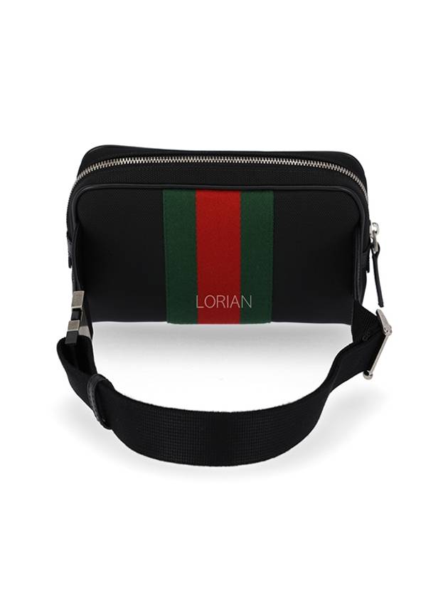 Signature Web Techno Canvas Belt Bag Black - GUCCI - BALAAN 6