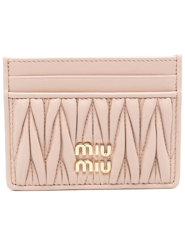 Materasse Nappa Leather Card Wallet Powder Pink - MIU MIU - BALAAN 2