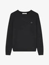 Fox Head Patch Regular Knit Top Black - MAISON KITSUNE - BALAAN 2