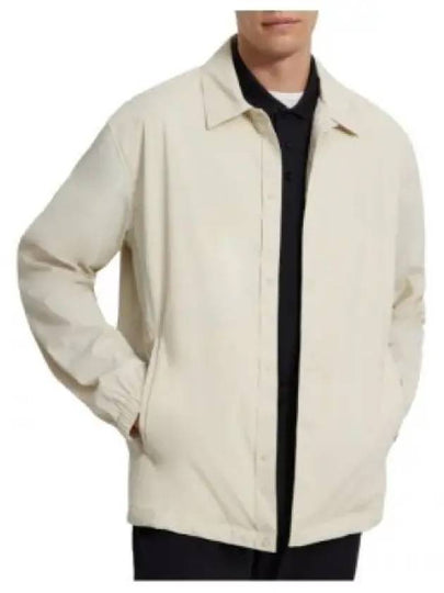 Nylon Recycled City Coach Jacket White - THEORY - BALAAN 2