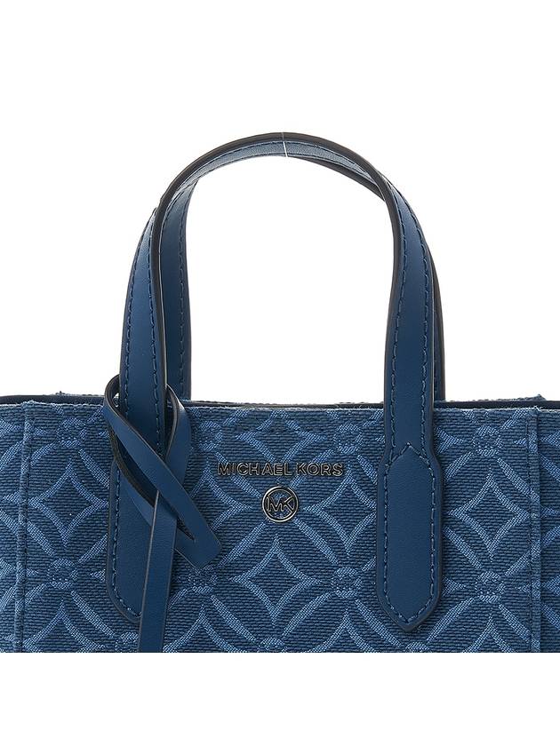 Sinclair Extra Small Jacquard Cross Bag Blue - MICHAEL KORS - BALAAN 10