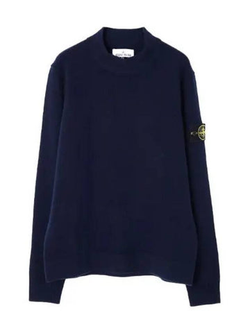 Geelong wool mock neck knit loose fit men - STONE ISLAND - BALAAN 1