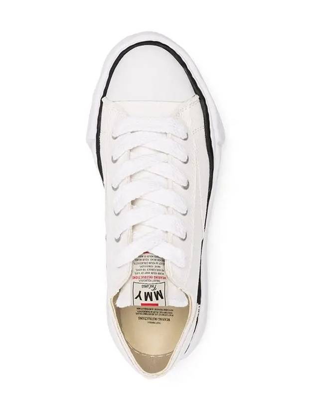 Peterson OG Sole Canvas Low Sneakers White - MAISON MIHARA YASUHIRO - BALAAN 5