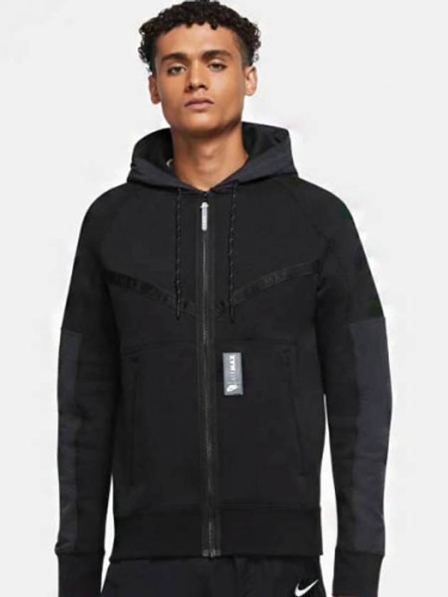 01CW6546010Air Max Hooded Zip JacketBlack - NIKE - BALAAN 1