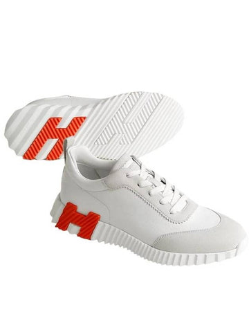 Bouncing Low Top Sneakers White - HERMES - BALAAN 1