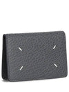 Bovine Leather Card Wallet Pewter - MAISON MARGIELA - BALAAN 2