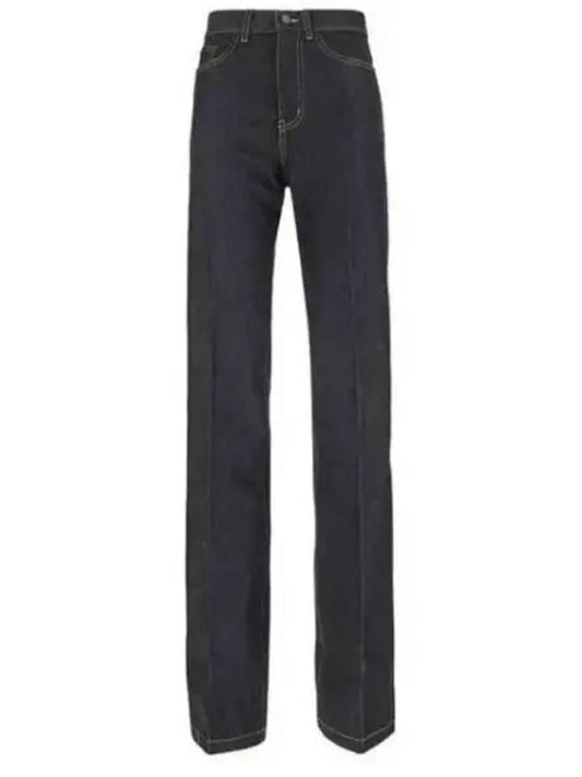 Clyde Flared Straight Jeans Black - SAINT LAURENT - BALAAN 2