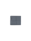 Intrecciato Leather Half Wallet Grey - BOTTEGA VENETA - BALAAN 1