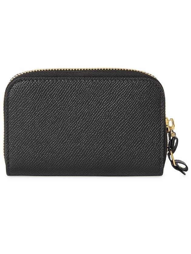 Vara Bow Zipper Card Wallet Black - SALVATORE FERRAGAMO - BALAAN 3