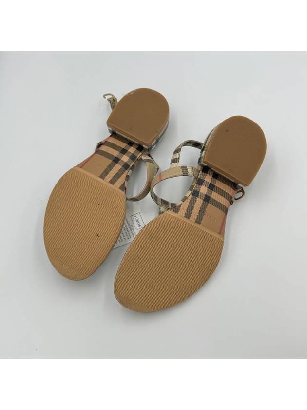 Emily Vintage Check Strap Sandals 8047805 - BURBERRY - BALAAN 10