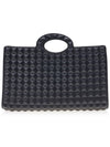 Men's Le Troisi?me Studded Tote Bag Black - VALENTINO - BALAAN.