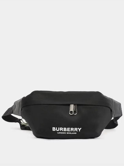 Logo Print Nylon Sonny Bum Belt Bag Black - BURBERRY - BALAAN 2