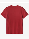 Fox Head Patch Regular Short Sleeve T-Shirt Brick Red - MAISON KITSUNE - BALAAN 4