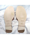 Oran Calfskin Slippers Gold Piqures Ecrues - HERMES - BALAAN 3