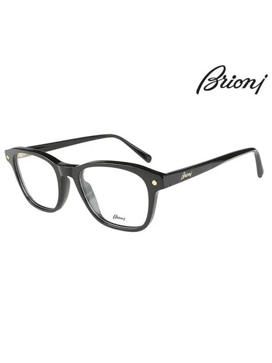 Glasses Frame BR0087O 001 Square Acetate Men Women Glasses - BRIONI - BALAAN 2