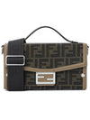 Baguette Soft Cross Bag Brown - FENDI - BALAAN 2